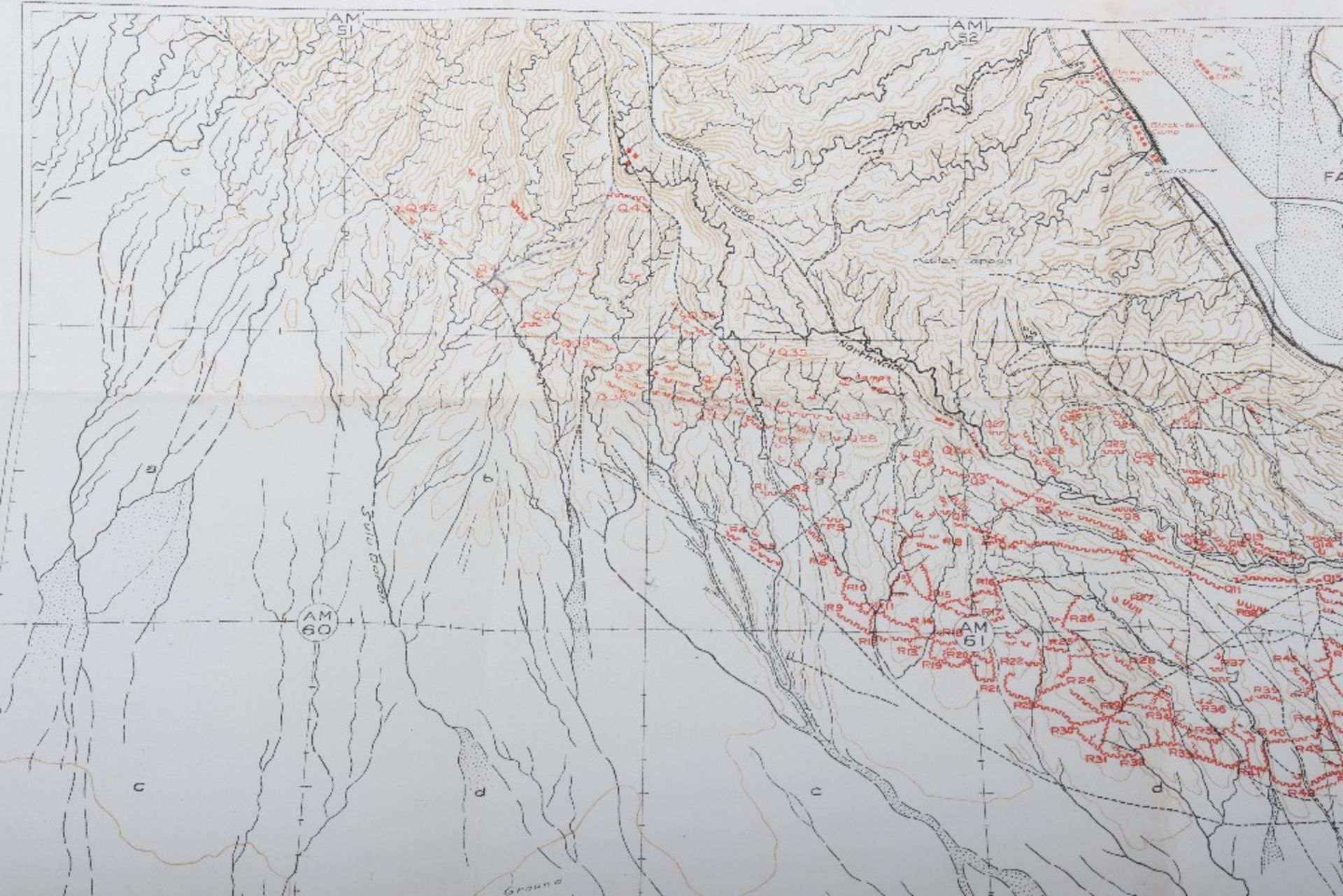 WWI Trench Linen Maps of Mesopotamia - Bild 11 aus 21