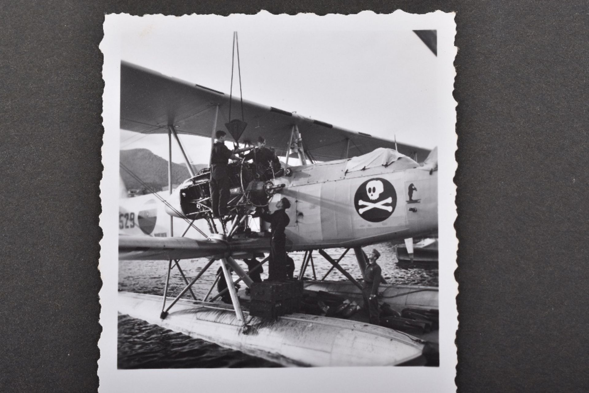 Outstanding and Historically Interesting Luftwaffe Photograph Album, Log Book and Soldbuch of Observ - Image 13 of 96