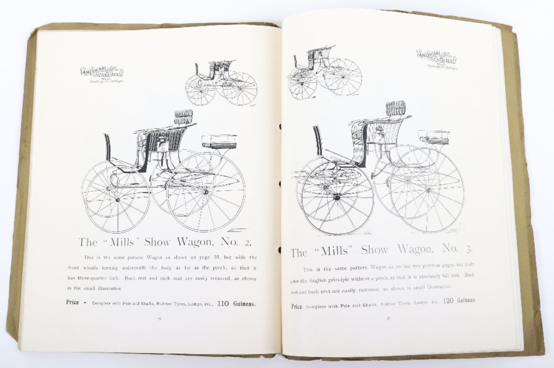 Unusual Coach Builders Catalogue, Mills & Sons Ltd. - Image 3 of 5