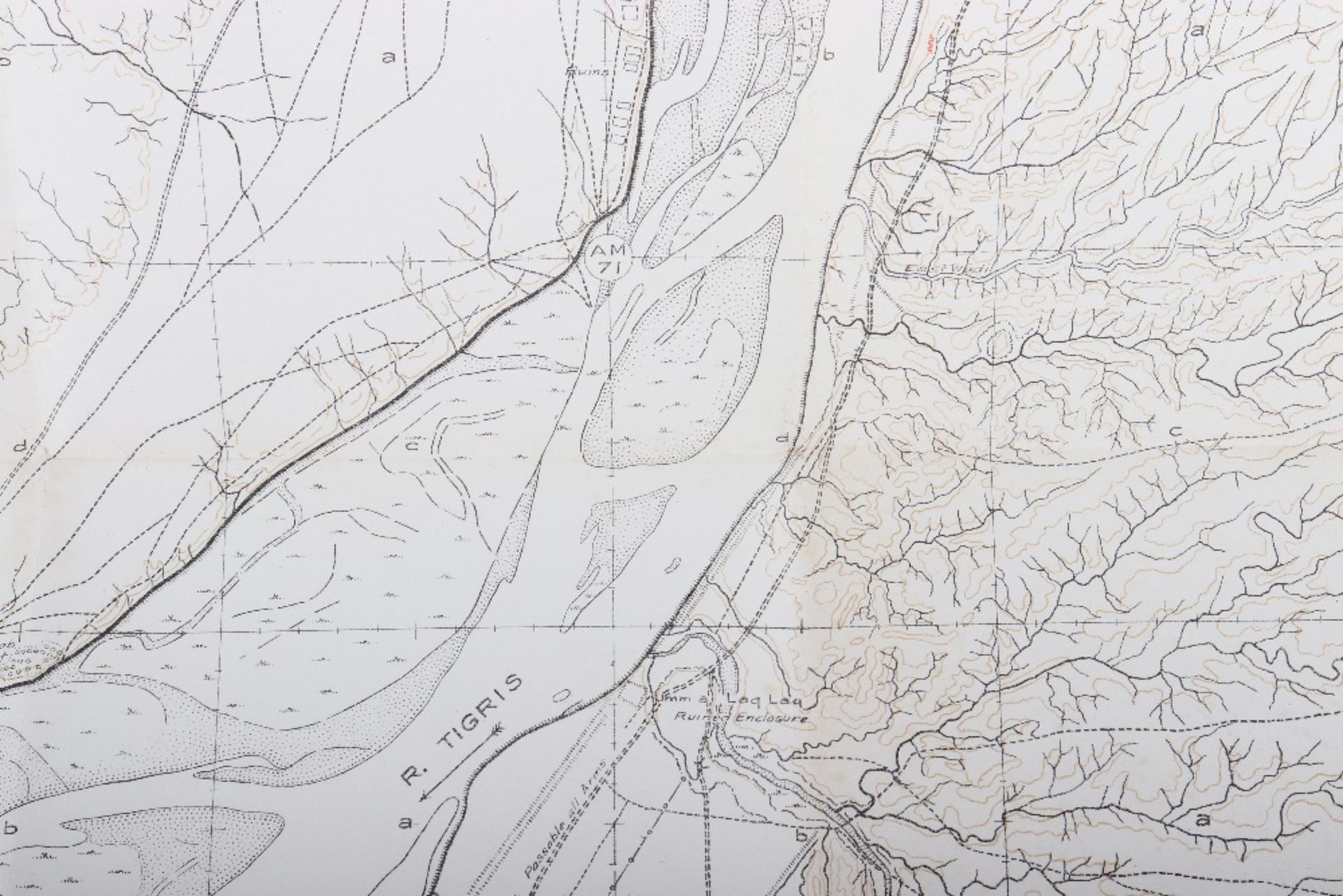 WWI Trench Linen Maps of Mesopotamia - Bild 9 aus 21