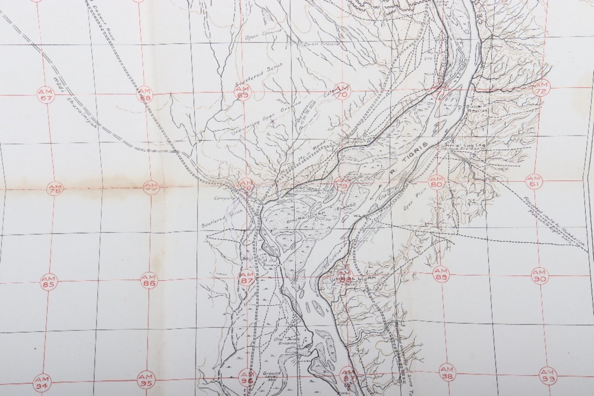 WWI Trench Linen Maps of Mesopotamia - Bild 14 aus 21