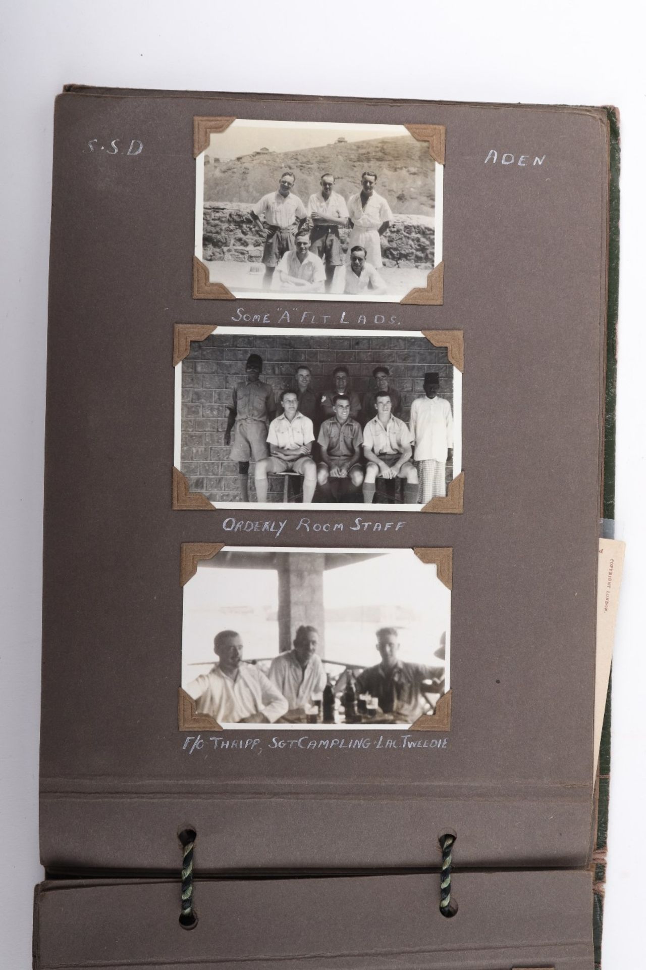 Photograph Album No 8 Bomber Squadron RAF, Aden, 1931 & Egypt etc - Bild 9 aus 51