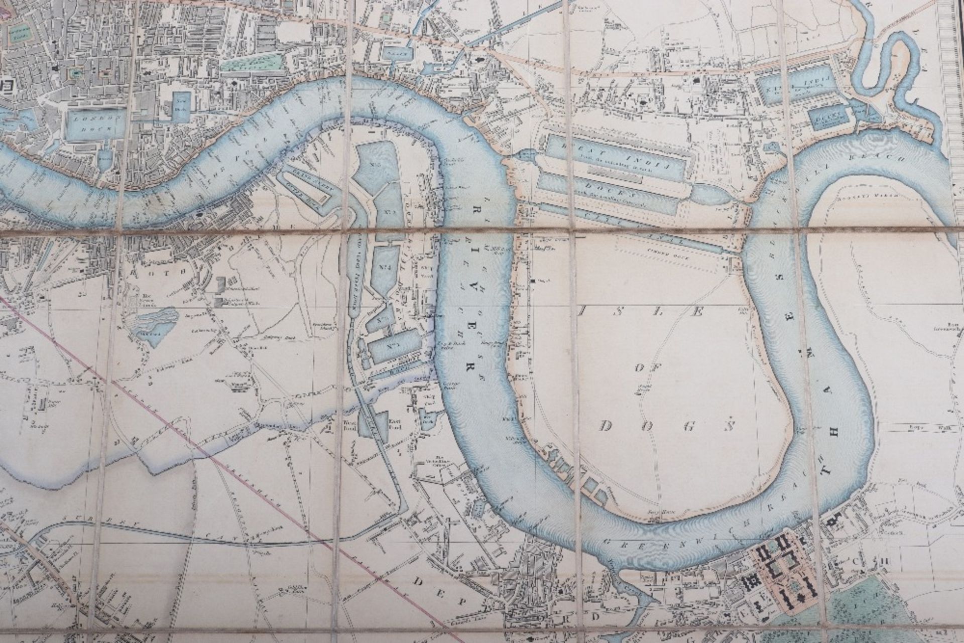 Original Map Plan of London and Westminster and the Borough of Southwark by Wyld 1838 - Bild 15 aus 21