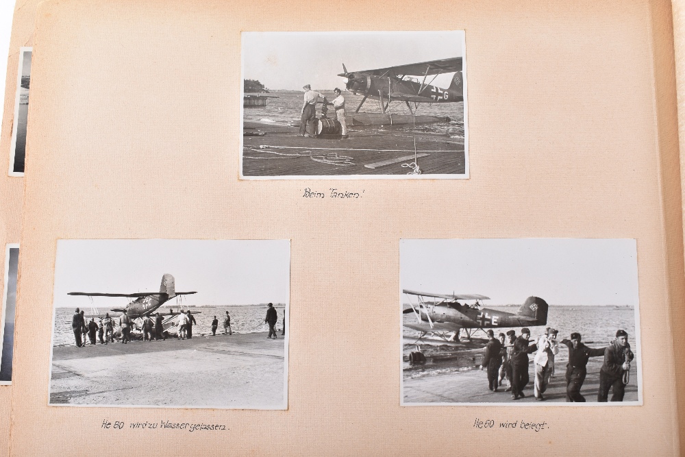 Outstanding and Historically Interesting Luftwaffe Photograph Album, Log Book and Soldbuch of Observ - Image 64 of 96