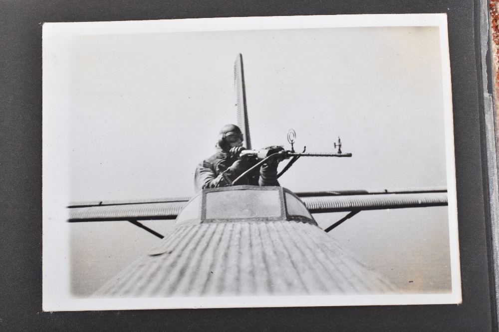 Outstanding and Historically Interesting Luftwaffe Photograph Album, Log Book and Soldbuch of Observ - Image 16 of 96