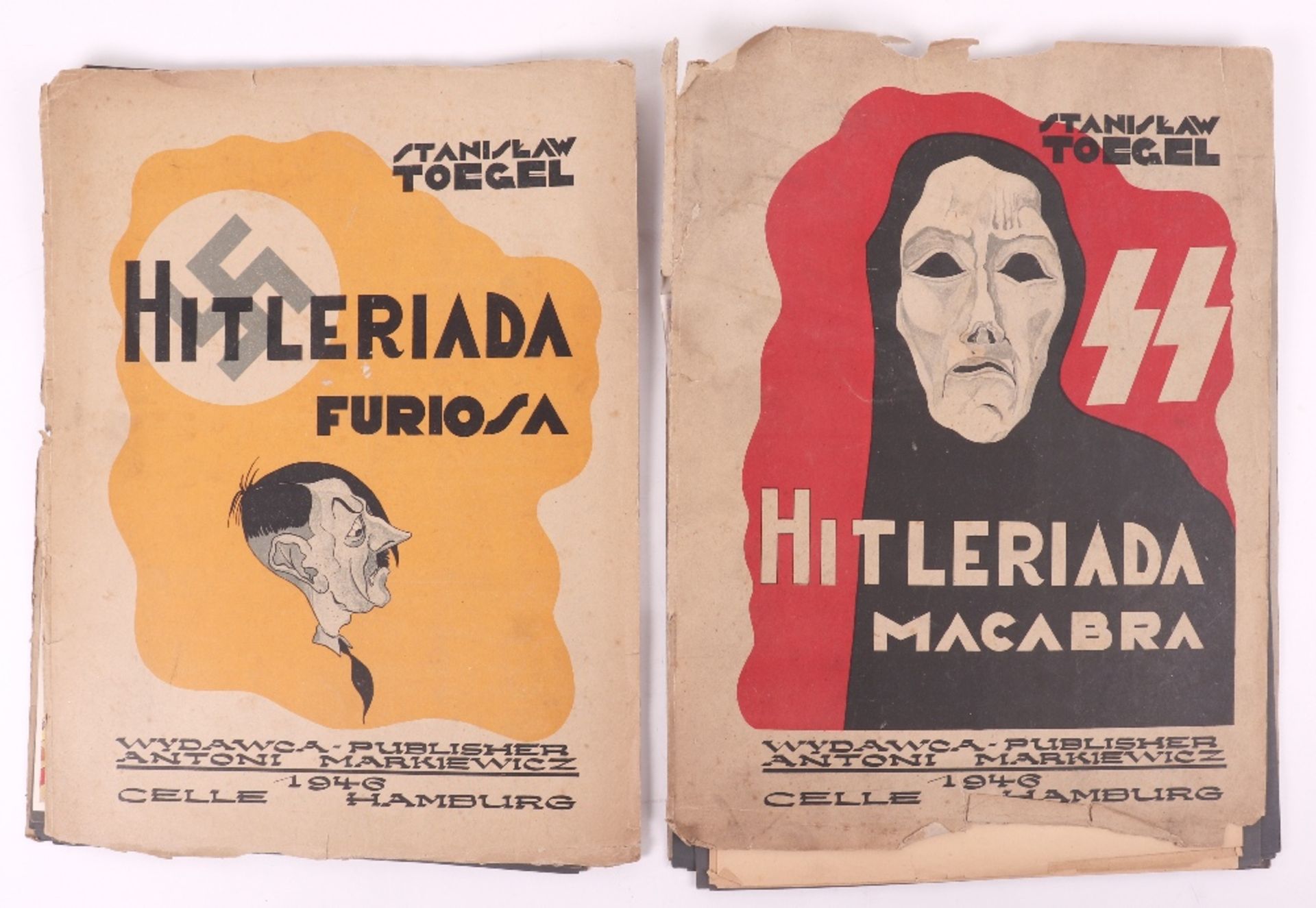 Publications "Hiteriada Furiosa" & "Hitleriada Macabra" Very Powerful Coloured Images of the Bestial