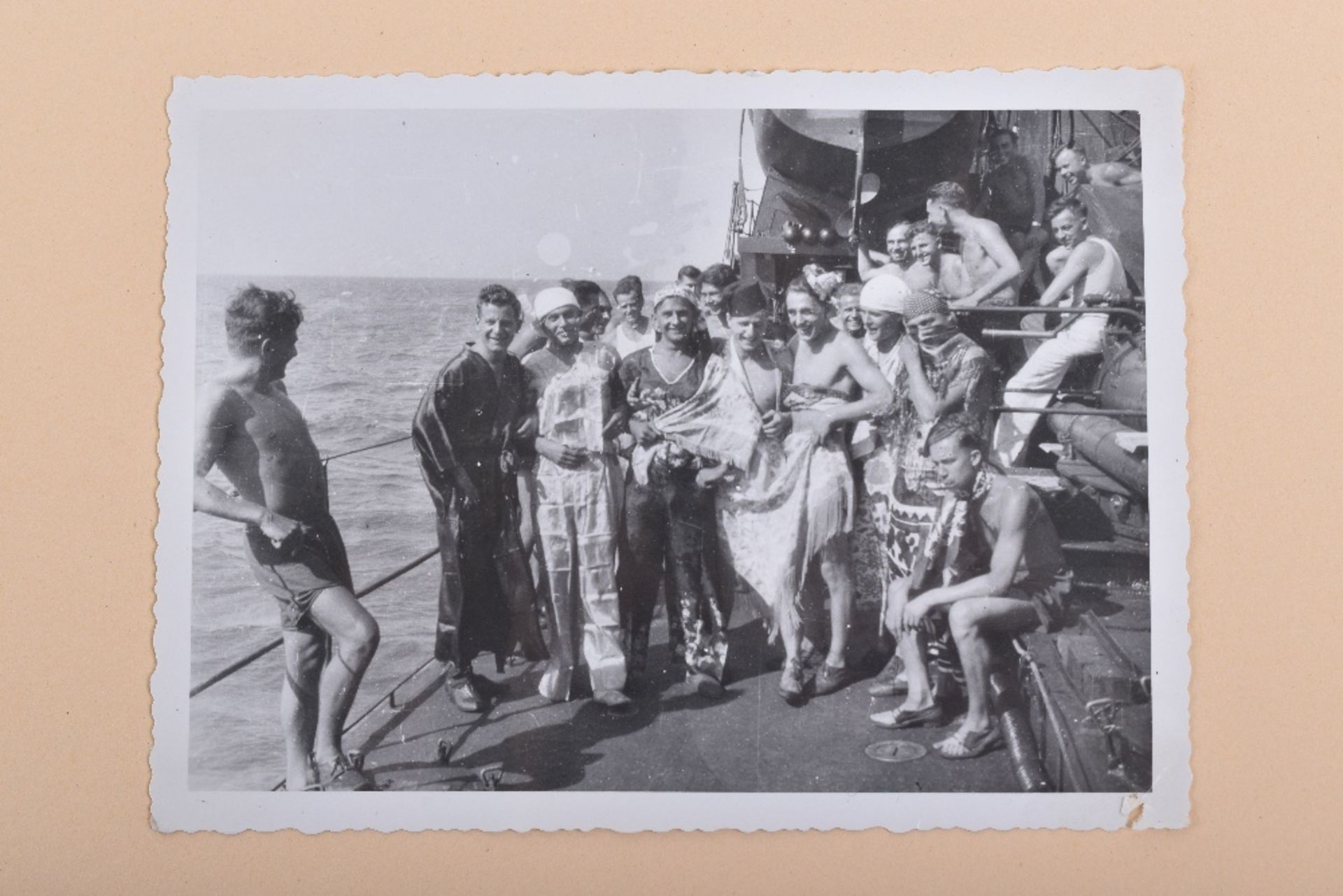 Third Reich Photograph Album Compiled by a Crewman of the German Heavy Cruiser Panzerschiff Admiral - Bild 11 aus 24