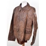 WW2 American A-2 Leather Flying Jacket