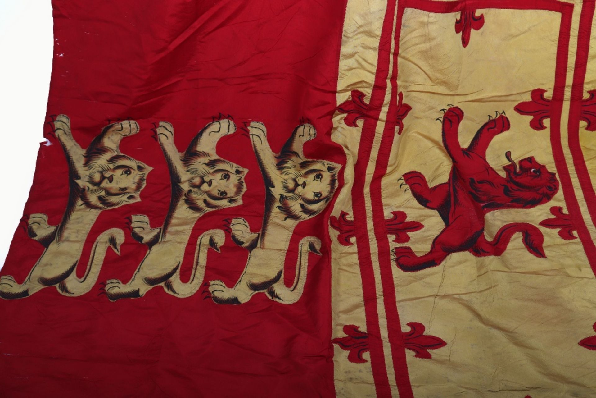 British Royal Standard Possibly Removed from Windsor Castle at the End of WW1 - Image 2 of 7