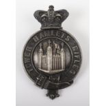Victorian Tower Hamlets Rifles Glengarry Badge