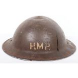 WW2 British Home Front H.M.P Steel Helmet
