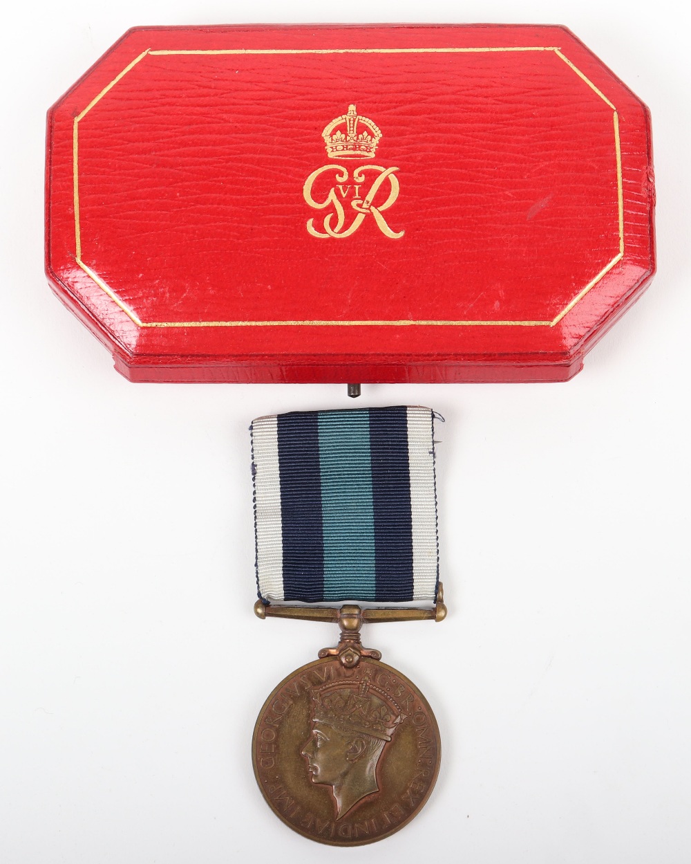 Rare George VI Burma Police Medal Awarded to William James Barron District Superintendent of Police, - Image 5 of 5