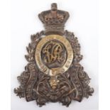 Victorian Helmet Plate Attributed to Brigadier General Sir Francis Sudlow Garratt K.C.M.G C.B D.S.O