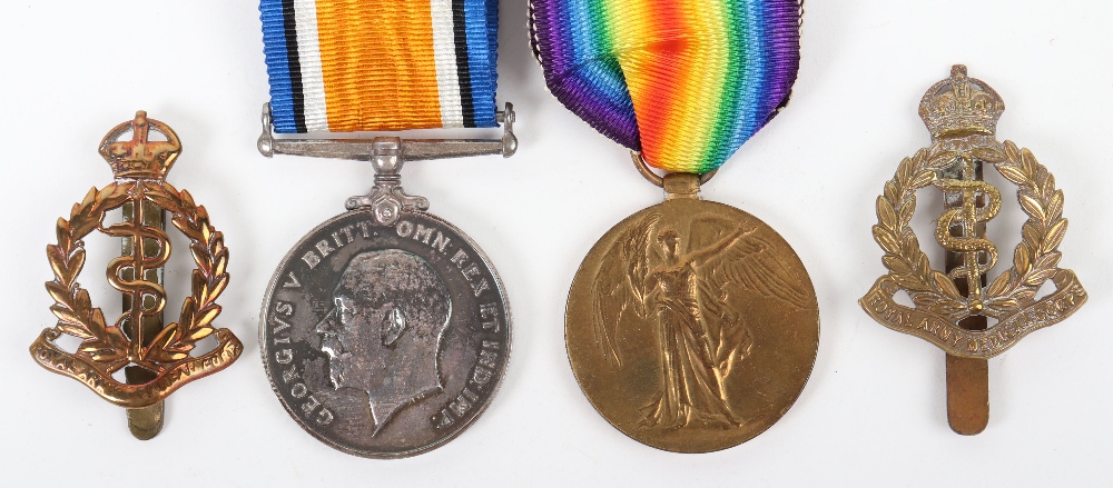 WW1 Royal Army Medical Corps Medal Group - Image 3 of 5