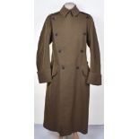 WW2 British Overcoat Attributed to Brigadier Victor George Joseph Barton OBE 3rd Battalion Rajputana