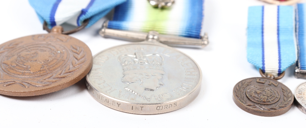 Regimentally Scarce Falklands South Atlantic and Cyprus Medal Pair of Major John Healey Intelligence - Image 2 of 9