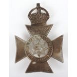 Post 1908 6th Battalion East Surrey Regiment Officers Pouch Belt Plate
