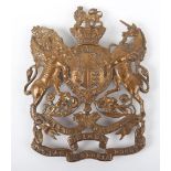 Victorian Royal Engineers Officers Home Service Helmet Plate