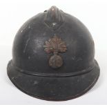 WW1 French Infantry Adrian Pattern Steel Combat Helmet