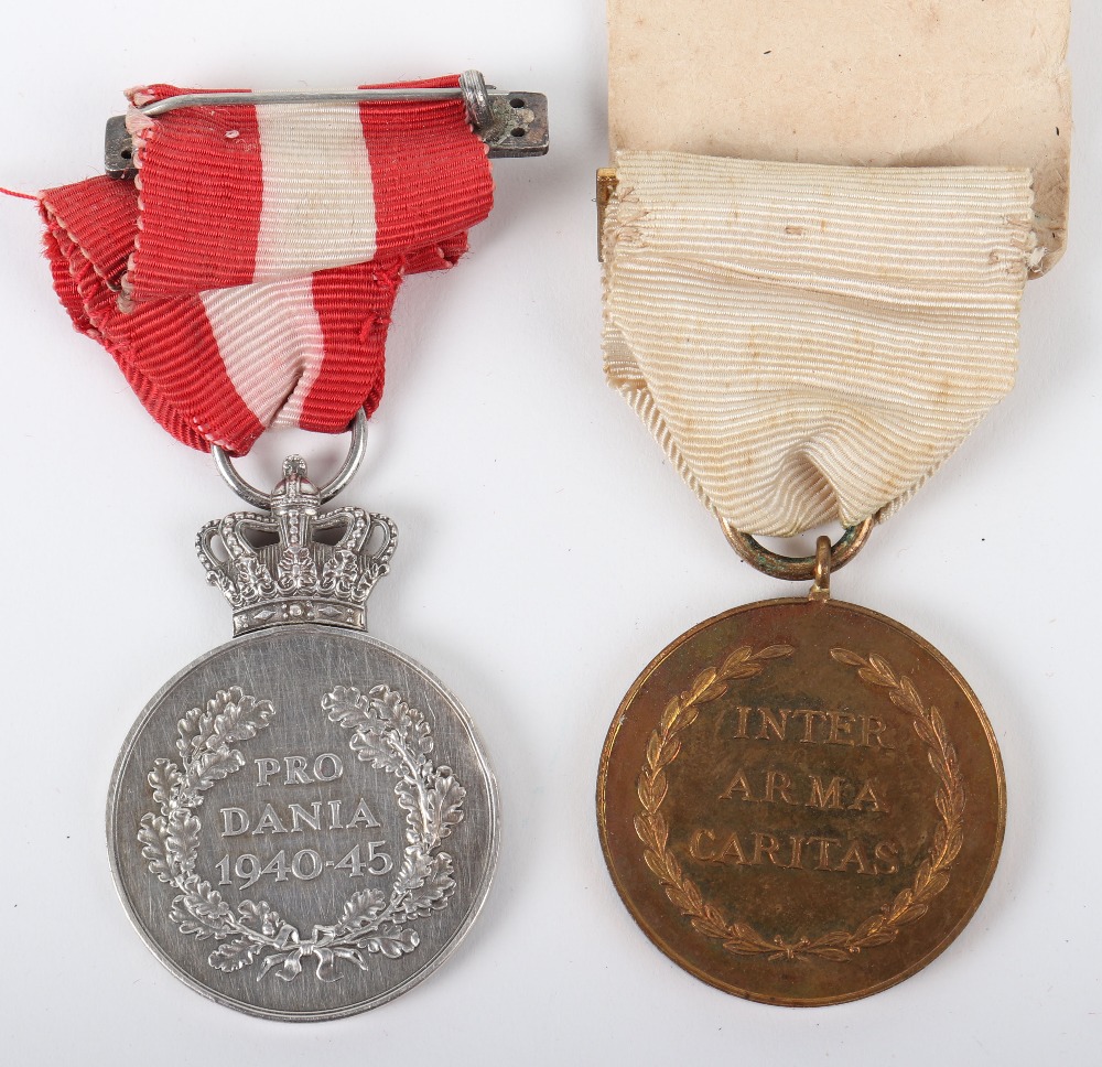 Denmark King Christian Liberation (Pro Dania) Medal and Documents Bestowed on a British Subject - Image 2 of 6