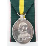 Rare George V Territorial Force Efficiency Medal 32nd County of London Regiment