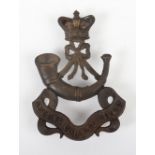 Scarce Victorian Irish Militia Queens County Rifles Glengarry Badge 1874-81