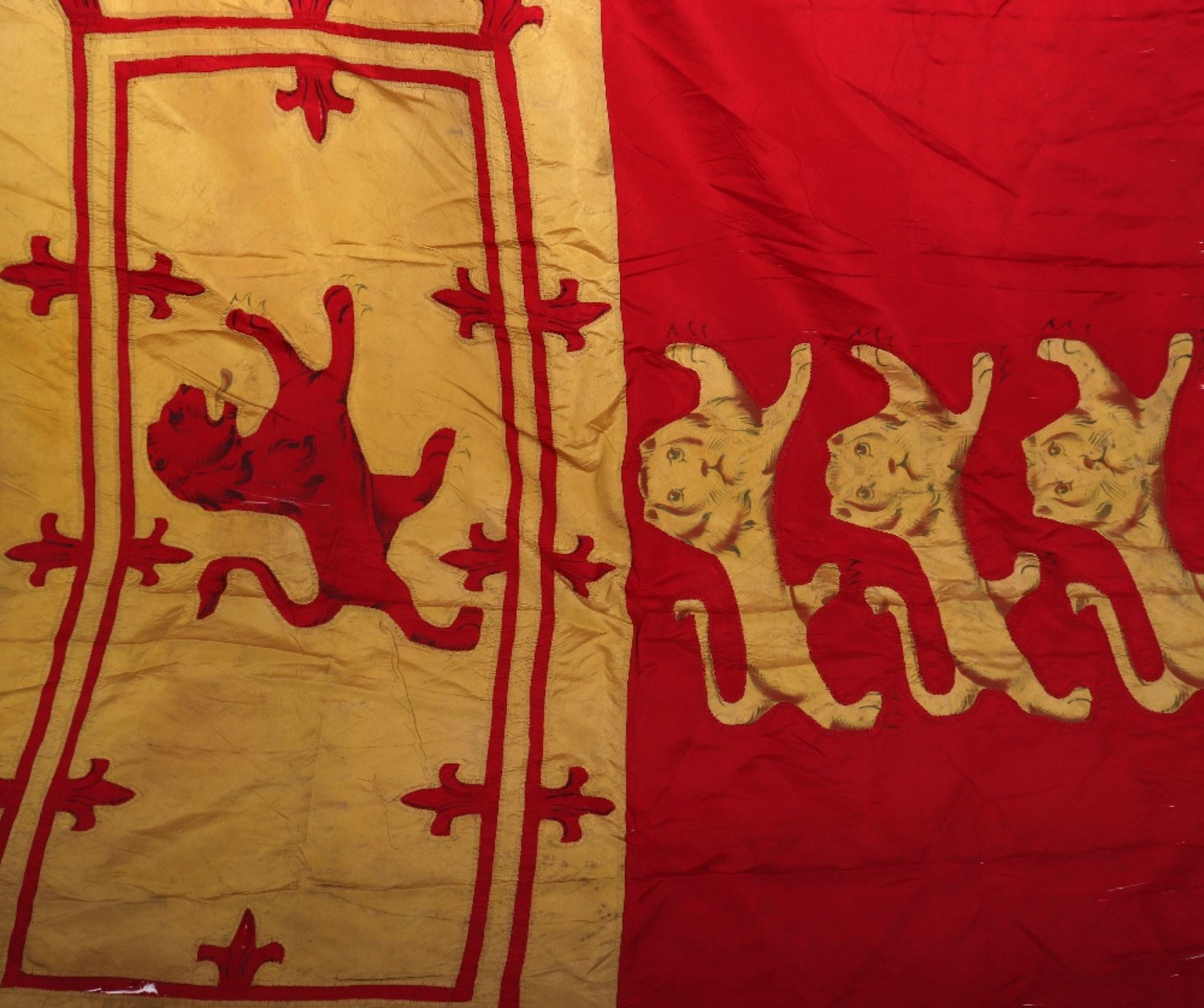 British Royal Standard Possibly Removed from Windsor Castle at the End of WW1 - Image 6 of 7