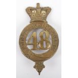 Victorian 48th (Northamptonshire) Regiment of Foot Other Ranks Glengarry Badge 1874-81