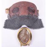 WW1 British Tank Crew Face Mask Worn by Lance Corporal Francis J Barker, 15th Battalion Tank Corps,