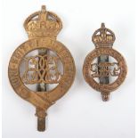 Scarce Edward VII Grenadier Guards Large Size Pagri Badge