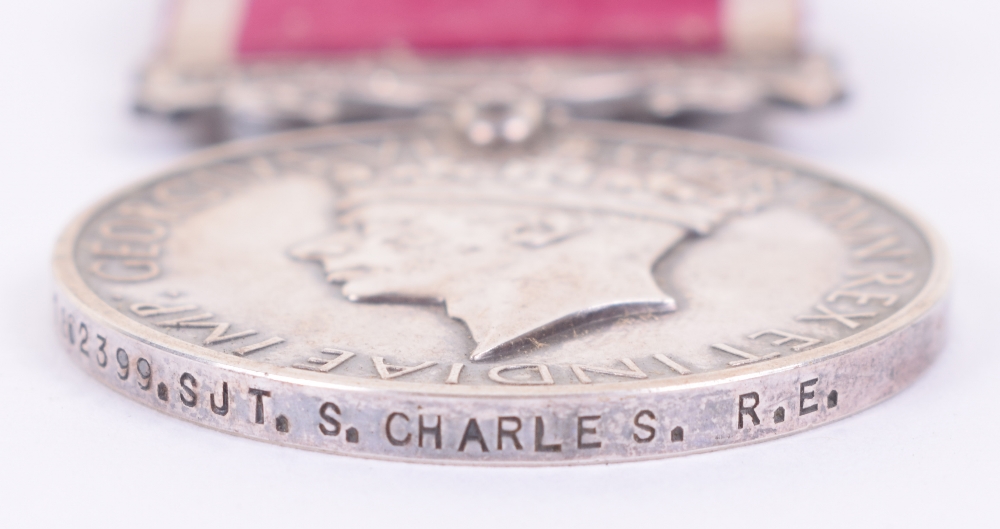 George VI Regular Army Long Service Good Conduct Medal Awarded to Serjeant Sidney Charles Royal Engi - Image 2 of 8