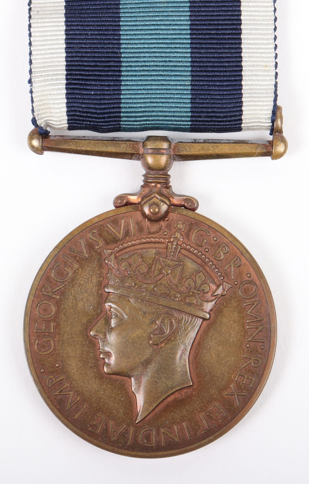 Rare George VI Burma Police Medal Awarded to William James Barron District Superintendent of Police,