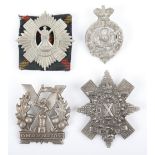 4x Scottish Volunteer Battalion Headdress Badges