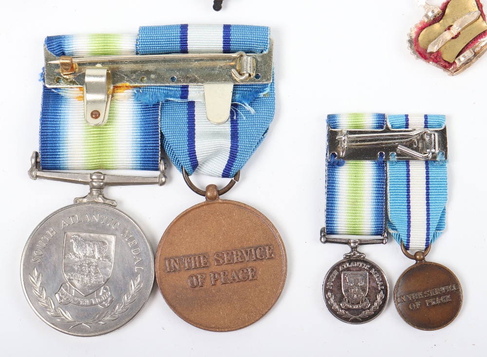 Regimentally Scarce Falklands South Atlantic and Cyprus Medal Pair of Major John Healey Intelligence - Image 3 of 9