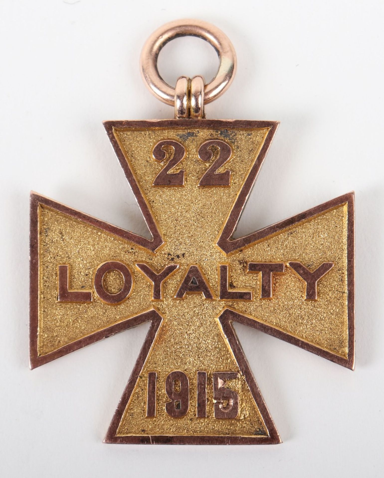 Rare WW1 Colonial Fiji Labour Contingent Loyalty Cross Medal