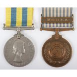 British Korean War Medal Pair Royal Army Ordnance Corps