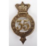Victorian 35th (Royal Sussex) Regiment of Foot Other Ranks Glengarry Badge 1874-81