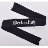 Third Reich Werkschutz Uniform Cuff Title