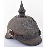 WW1 German Prussian Other Ranks Felt Ersatz Pickelhaube