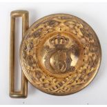 Scarce Wurttemberg Officers Parade Belt Buckle