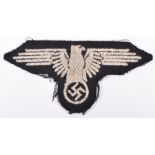 WW2 German Waffen-SS Tunic Arm Eagle