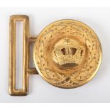 Bavarian Officers Parade Belt Buckle