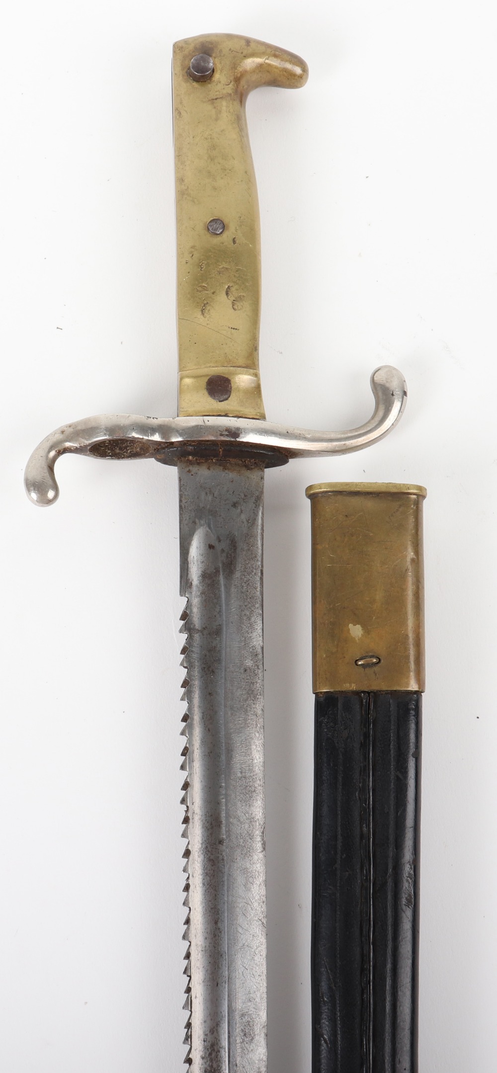 Very Rare Imperial German Cadet (Kadet) Model 1871 mS Sawback Bayonet - Image 2 of 7