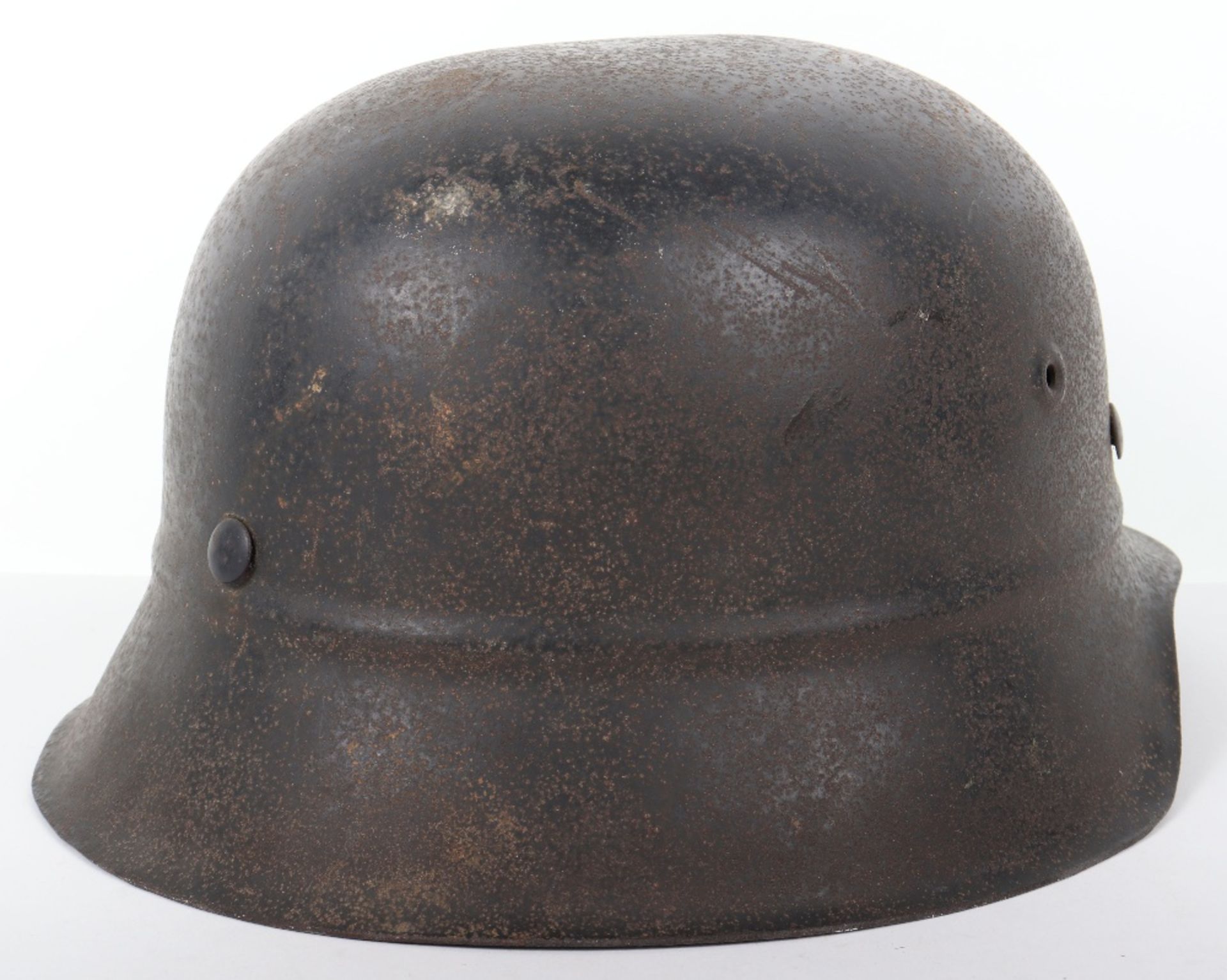Third Reich Luftschutz Beaded Combat Helmet - Bild 5 aus 8
