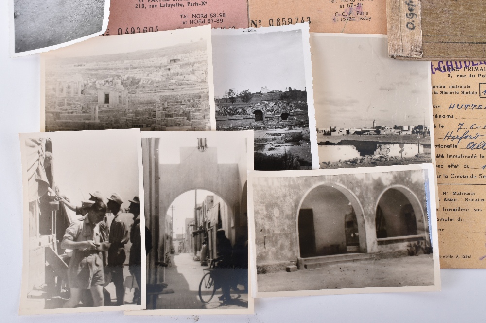 Rare WW2 German Afrika Korps Prisoner of War Soldbuch, Insignia & Photograph Grouping 6 / Panzer-Gre - Image 3 of 29