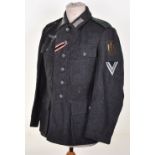 WW2 German Army Mountain Troops (Gebirgsjäger) M-43 Combat Tunic