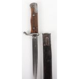 Imperial German Model S-98 aA Regimentally Marked Bayonet