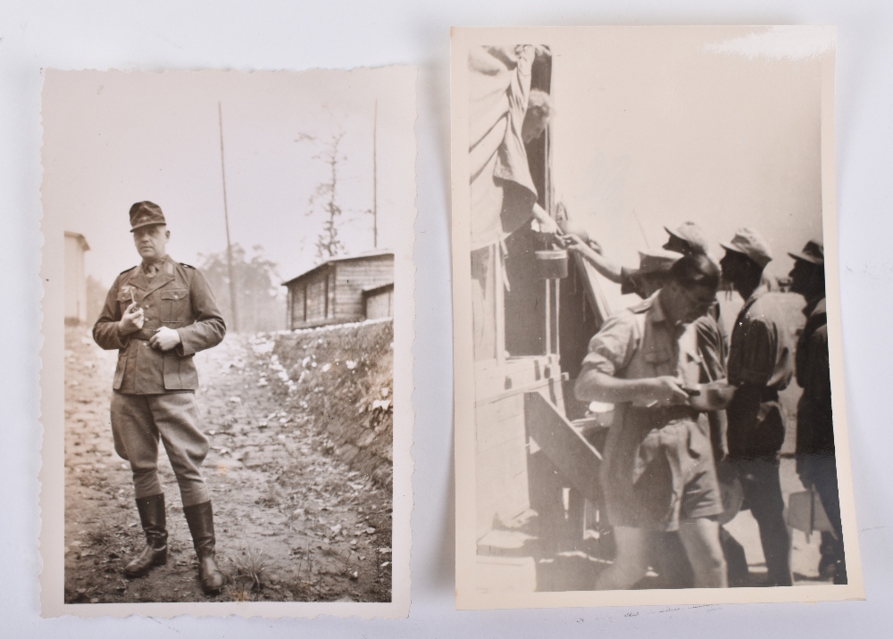 Rare WW2 German Afrika Korps Prisoner of War Soldbuch, Insignia & Photograph Grouping 6 / Panzer-Gre - Image 10 of 29