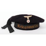 Kriegsmarine Enlisted Ranks “Donald Duck” Cap