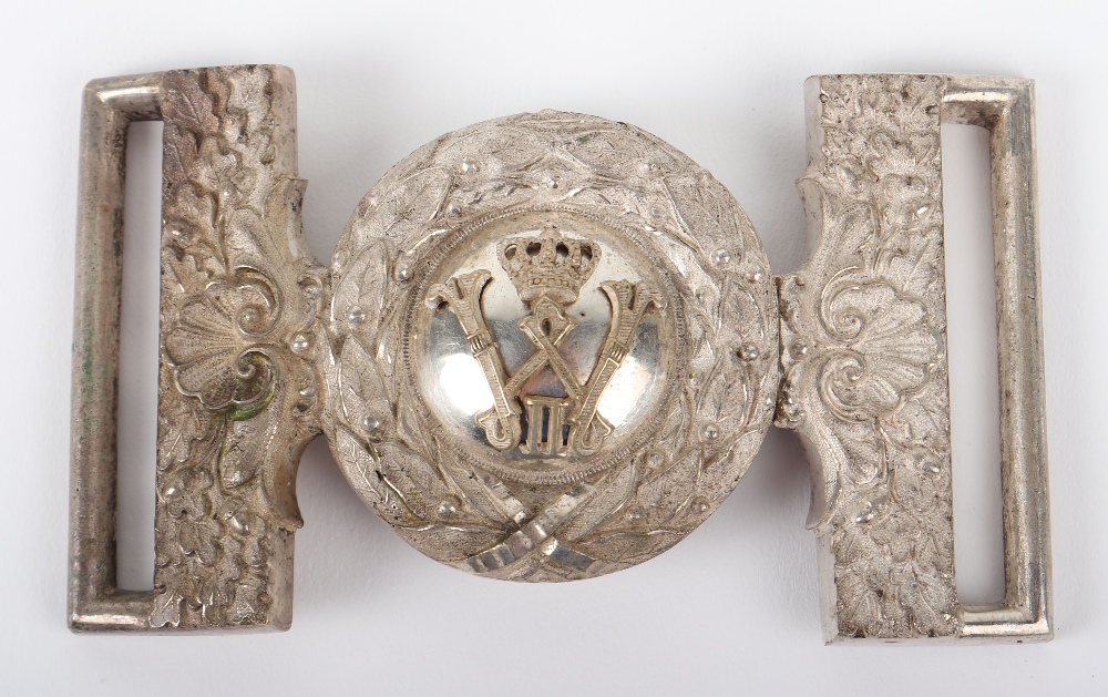 Very Rare Prussian Two Piece Parade Belt Buckle for Lieutenant-General Commanding the Prussian Pione